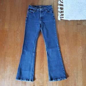 Vintage 90's l.e.i Flare Jeans ◇ Blue Denim